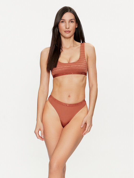 Emporio Armani Underwear Emporio Armani Underwear 2er-Set Stringtangas 163333 4R235 01656 Braun