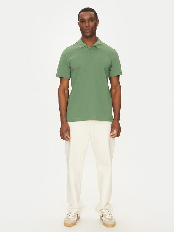 Mustang Mustang Poloshirt Palco 1016293 Grün Regular Fit