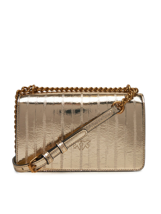 PINKO PINKO Handtasche Love One Mini Dc PE 25 PLTT 100074 A26X Goldfarben