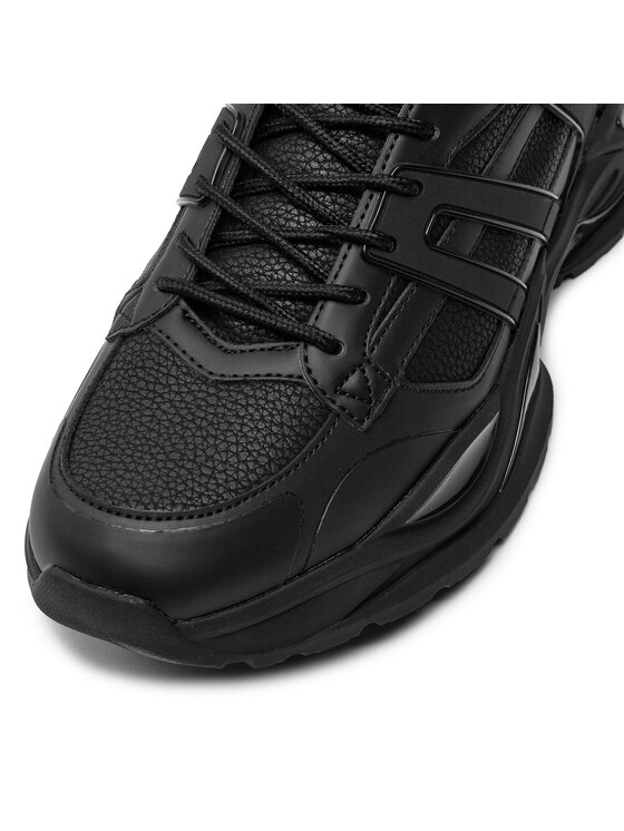 Guess Guess Сникърси Belluno Mid FMTBEM ELE12 Черен