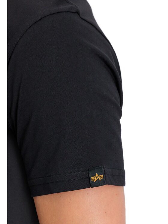 Alpha Industries Alpha Industries T-Shirt AI.108501-03-XXL Czarny Core Fit