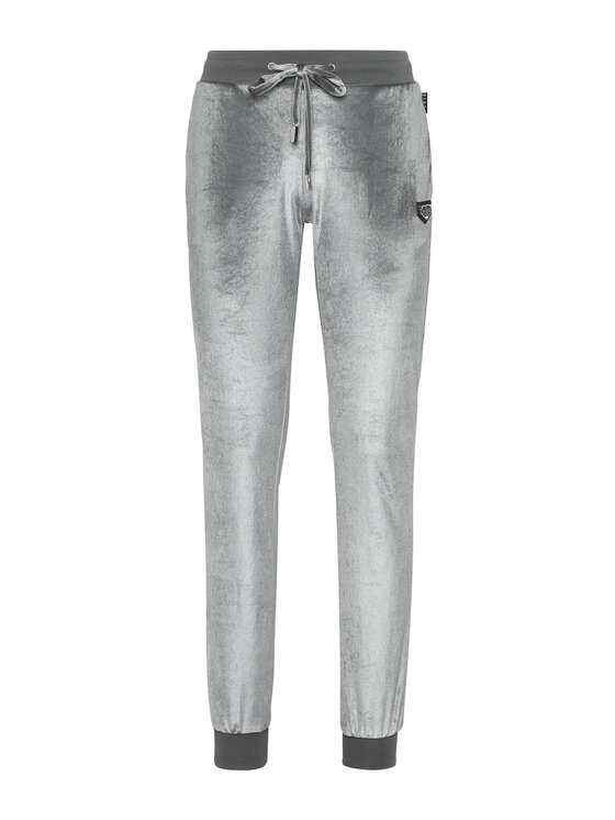PHILIPP PLEIN PHILIPP PLEIN Joggers kalhoty 9541 Šedá Regular Fit