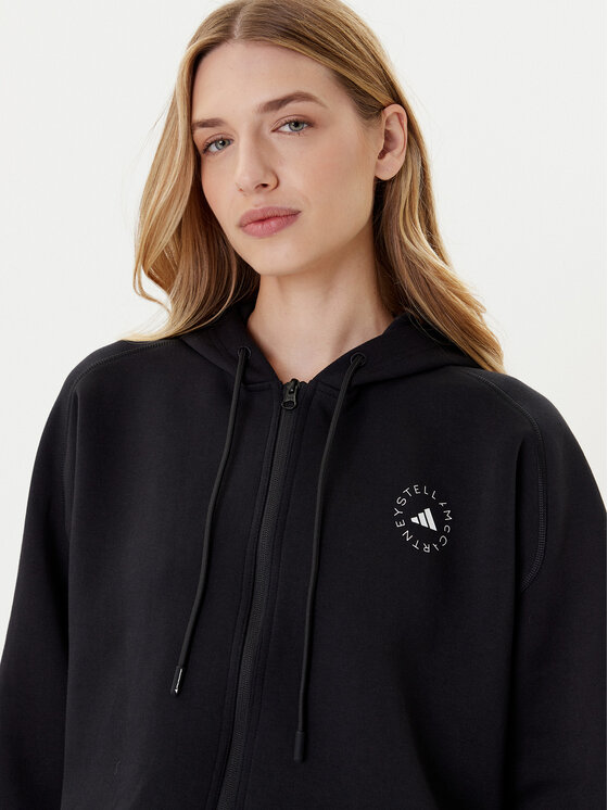 adidas by Stella McCartney adidas by Stella McCartney Majica dugih rukava JD8107 Crna Loose Fit