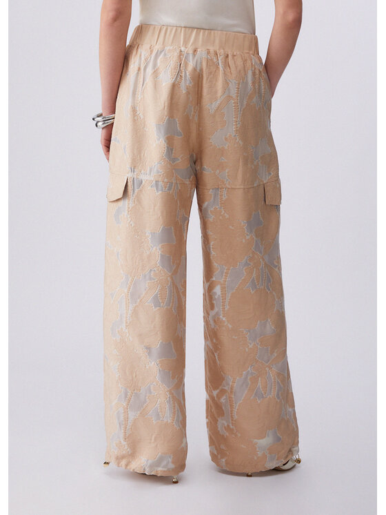 Liu Jo Liu Jo Pantaloni di tessuto TA6201T345AC3884 Beige Regular Fit