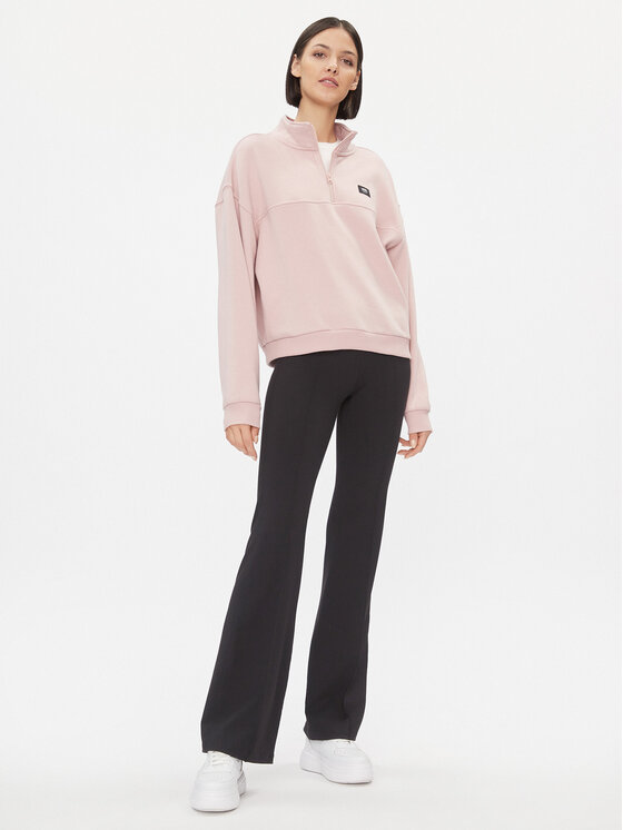 Vans Sweatshirt Leighton Mock Neck Fleece VN000A5VZUL1 Rosa Regular Fit Modivo