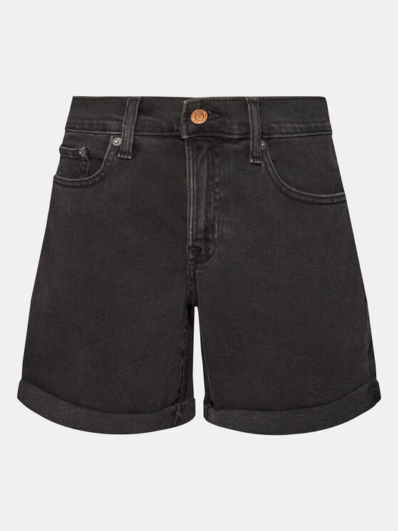 Gap Gap Džínové šortky 570596-03 Černá Regular Fit