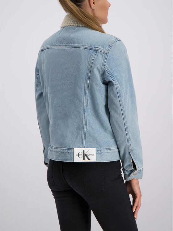 Calvin Klein Jeans Calvin Klein Jeans Kurtka jeansowa J20J211423 Niebieski Regular Fit