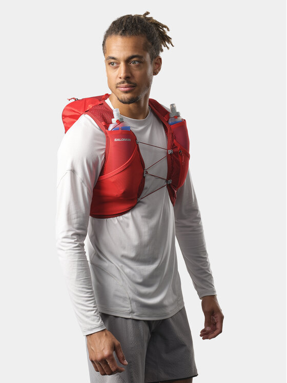 Salomon Salomon Prsluk za trčanje Active Skin 8 LC2177900 Crvena
