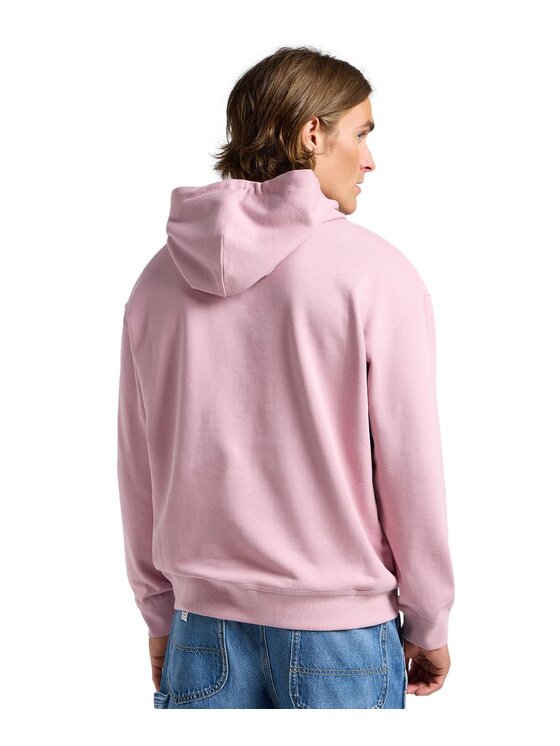 Lee Lee Bluza 112364139 Różowy Regular Fit