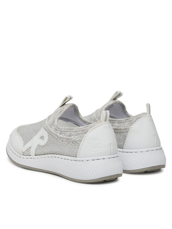 Rieker Rieker Sneakersy N5554-81 Biela