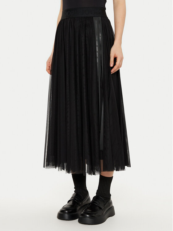 JOOP! JOOP! fustă din tulle 30045183 Negru Regular Fit