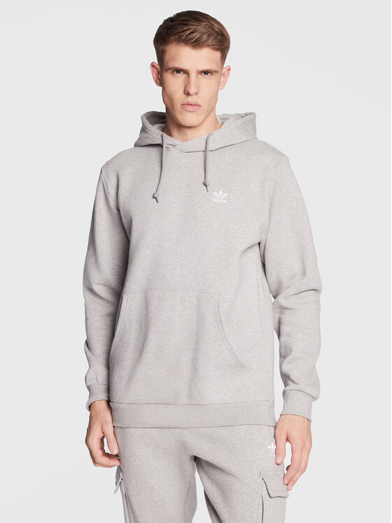 adidas Džemperis ar kapuci Trefoil Essentials Hoodie IA4896 Pelēks Regular Fit