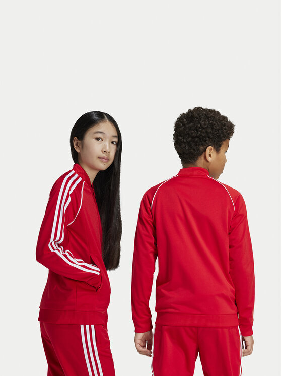 adidas adidas Bluză adicolor IX7629 Roșu Regular Fit