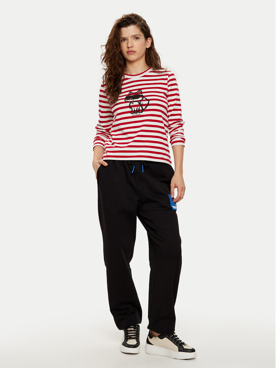 KARL LAGERFELD KARL LAGERFELD Halenka A1W17137 Červená Regular Fit