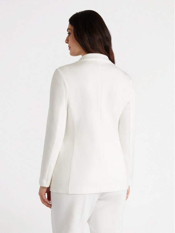Fiorella Rubino Fiorella Rubino Giacca outdoor Q531T000214N011 Bianco Slim Fit
