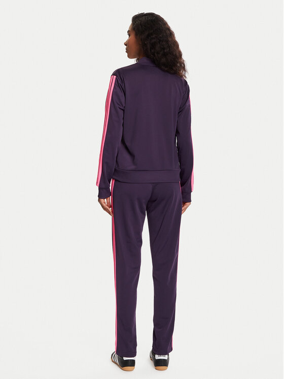 adidas adidas Jogginganzug Essentials 3-Stripes JX0510 Violett Regular Fit