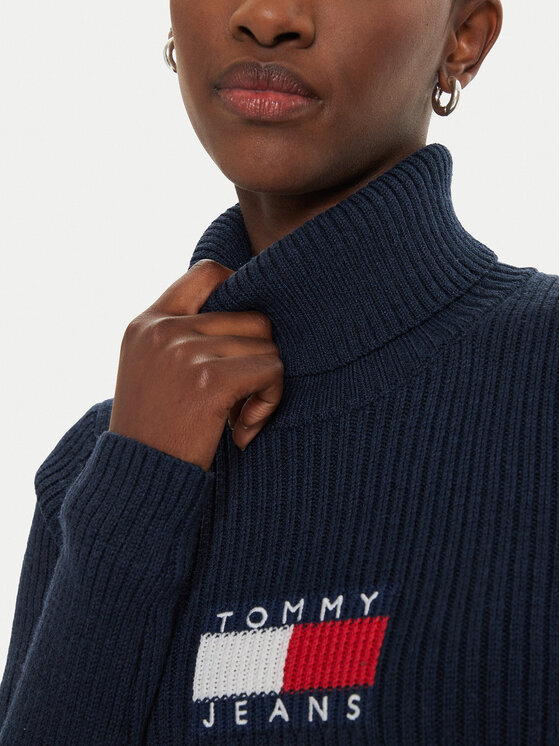 Tommy Jeans Tommy Jeans Garbó Flag DW0DW18678 Sötétkék Regular Fit
