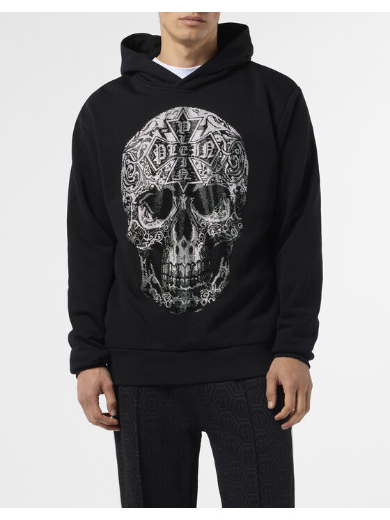 PHILIPP PLEIN PHILIPP PLEIN Bluza 25949 Czarny Regular Fit