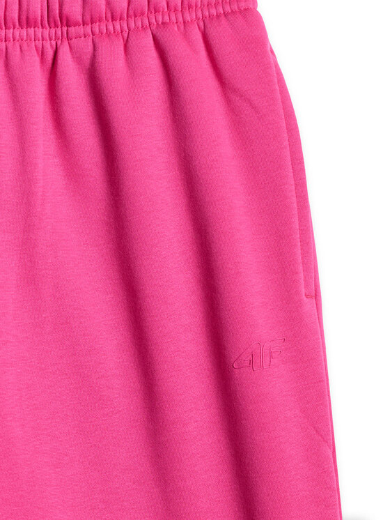 4F 4F Spodnie dresowe BASIC+ Różowy Regular Fit