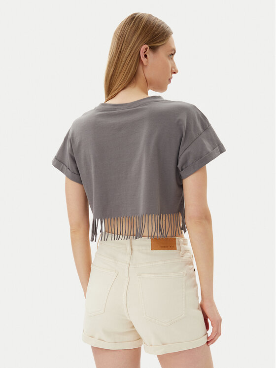 Noisy May Noisy May T-Shirt Gaby 27033386 Šedá Regular Fit