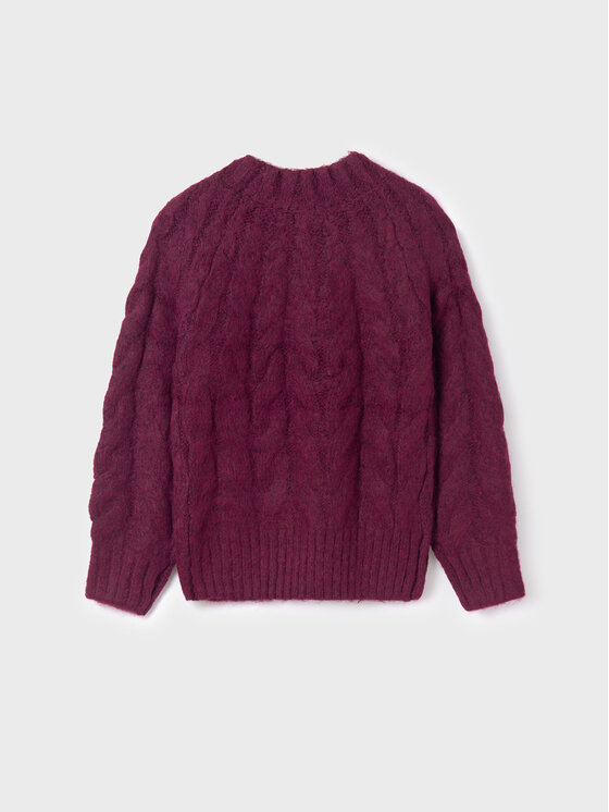 Mayoral Mayoral Sweter 7.307 Fioletowy Regular Fit