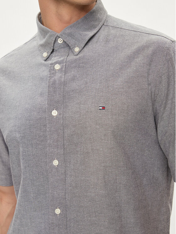 Tommy Hilfiger Tommy Hilfiger Camicia 1985 MW0MW33810 Grigio Slim Fit