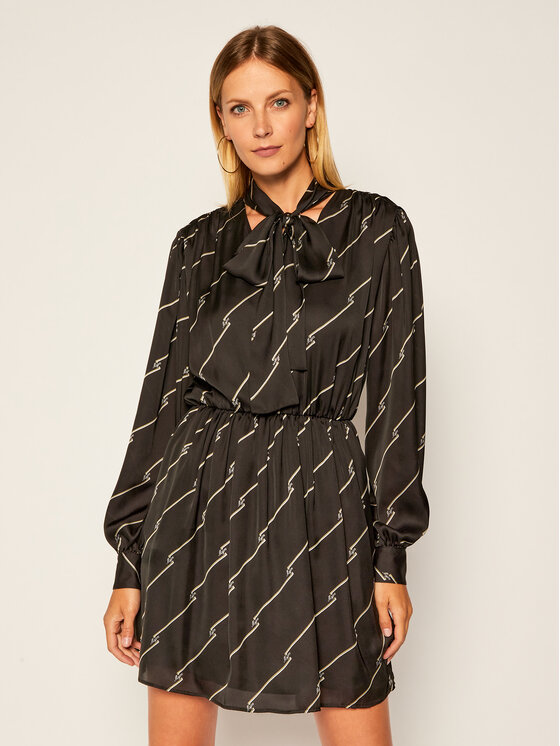 MSGM MSGM Igapäevane kleit 2941MDA39 207694 Must Regular Fit