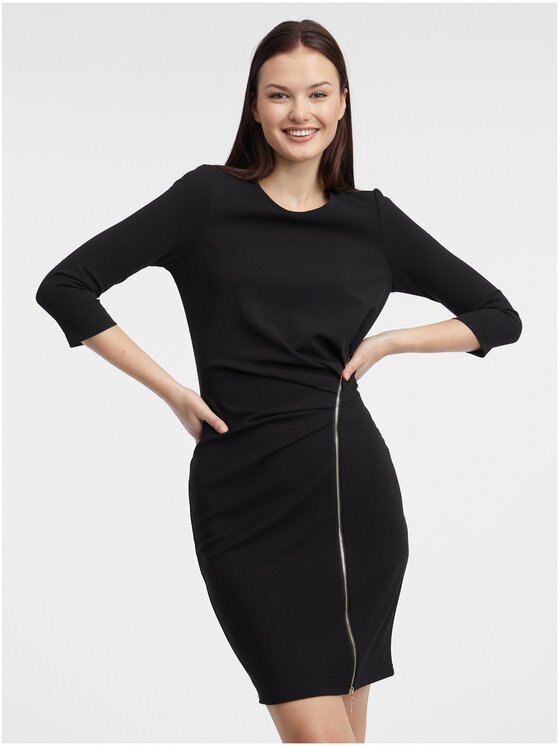 Orsay Orsay Sukienka 490476660000__34 Czarny Regular Fit
