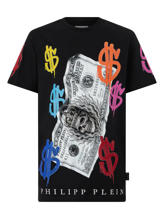PHILIPP PLEIN PHILIPP PLEIN T-shirt 31104 Nero Regular Fit