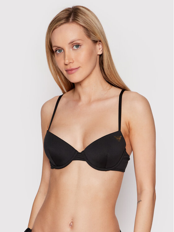Emporio Armani Gornji del bikini 262034 2R300 00020 Črna