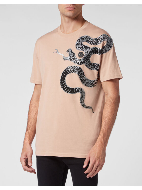 PHILIPP PLEIN PHILIPP PLEIN Tričko 1535 Béžová Regular Fit