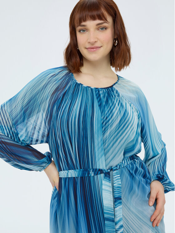 Fiorella Rubino Fiorella Rubino Sukienka wieczorowa 7066L101271N0Z4 Niebieski A-Line Fit