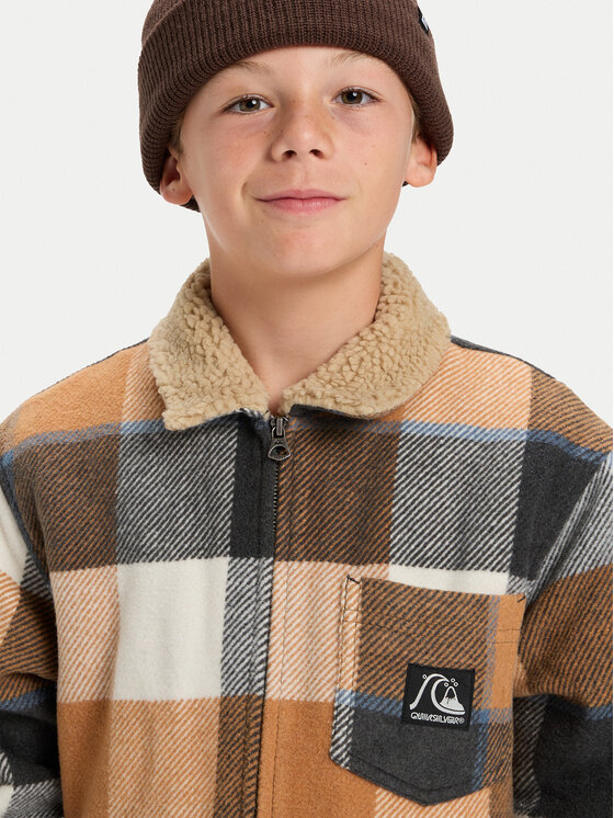 Quiksilver Quiksilver Bunda pro přechodné období Harrington EQBJK03346 Béžová Regular Fit