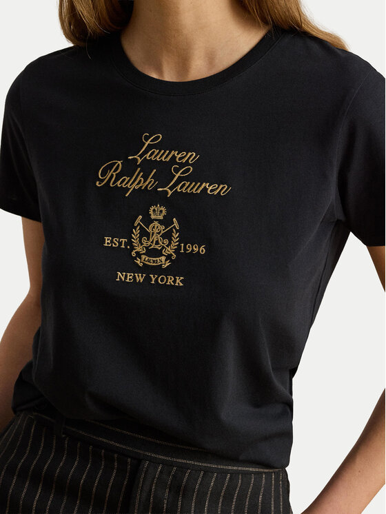 LAUREN RALPH LAUREN LAUREN RALPH LAUREN Футболка 200P13943001 Чорний Regular Fit