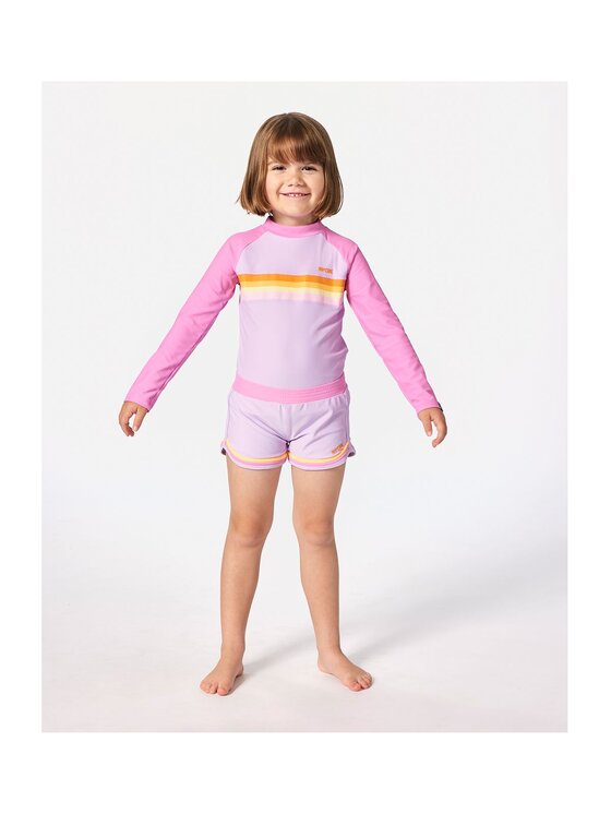 Rip Curl Rip Curl Koszulka do pływania Rainbow Tide Ls Rash Vest-Girl Różowy