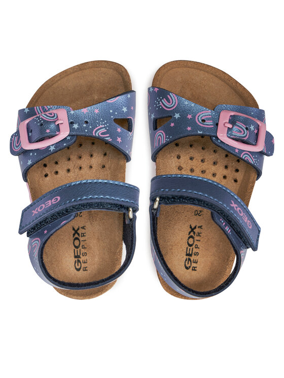 Geox Geox Sandały B Sandal Chalki Girl B922RA 000NF CF48T M Granatowy