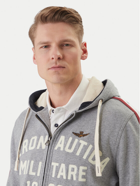 Aeronautica Militare Aeronautica Militare Mikina 261FE2070UF00677 Sivá Comfort Fit