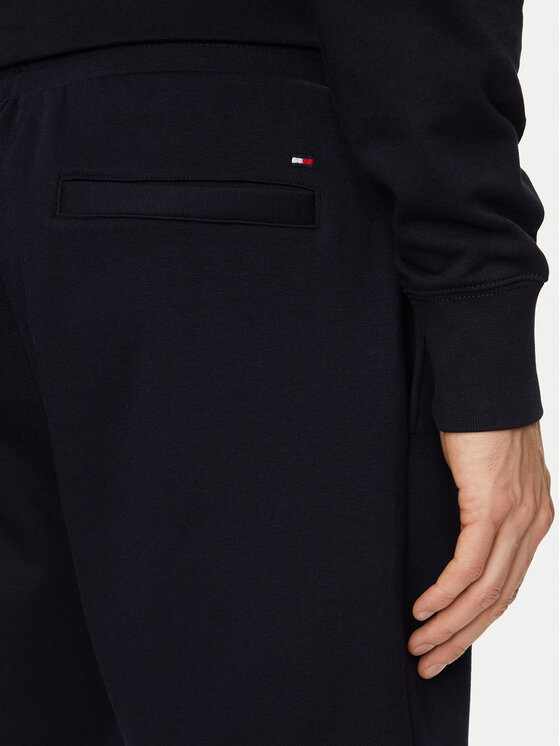 Tommy Hilfiger Tommy Hilfiger Sportske kratke hlače Flag Logo Badge MW0MW36145 Tamnoplava Regular Fit