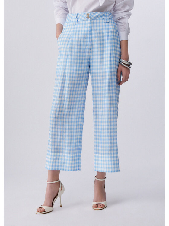 Liu Jo Liu Jo Pantaloni di tessuto WA6303T9426P9242 Blu Regular Fit