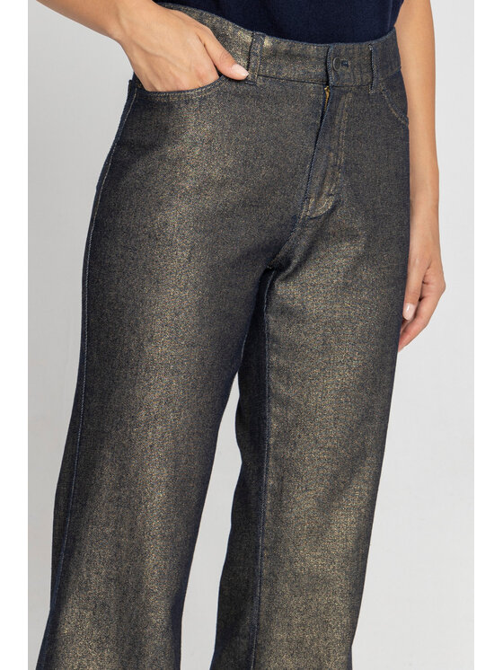 Deni Cler Milano Deni Cler Milano Jeansy W-DC-5276-D5-E6-59-1 Granatowy Loose Leg