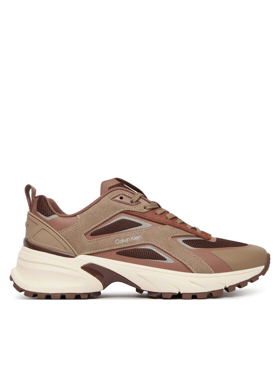 Calvin Klein Sneakers Hike Runner Ck Stripe Refl Su HW0HW03107 Maro