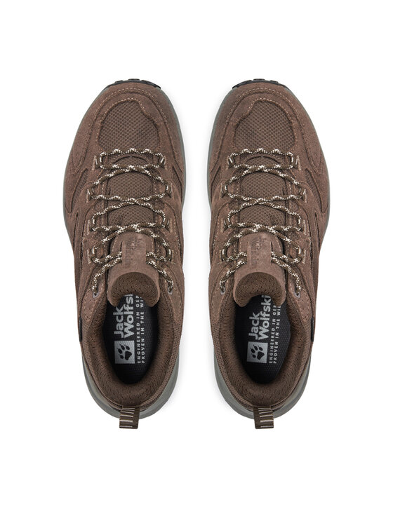 Jack Wolfskin Jack Wolfskin Трекінгові черевики Vojo Tour Texapore Low M A62070 Коричневий