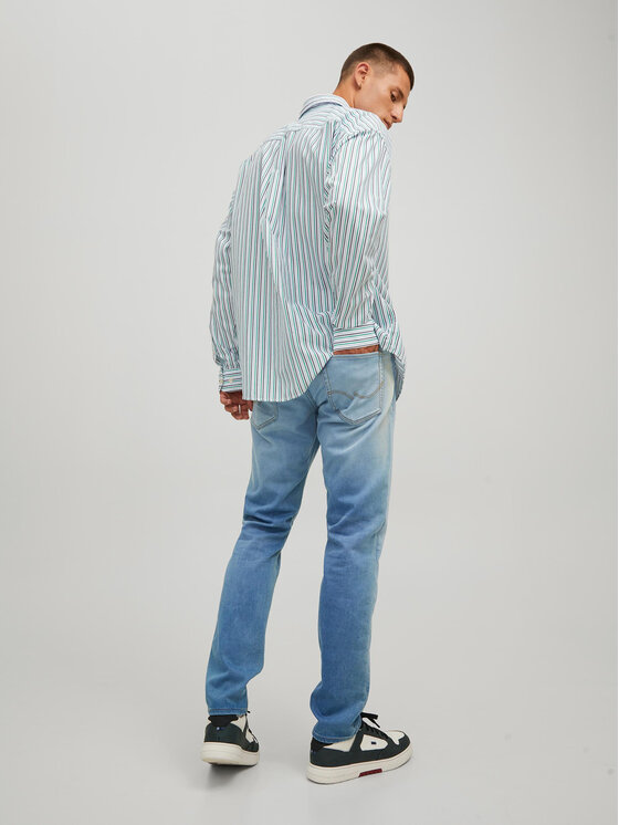 Jack&Jones Jack&Jones Jeans hlače Glenn 12224131 Modra Slim Fit