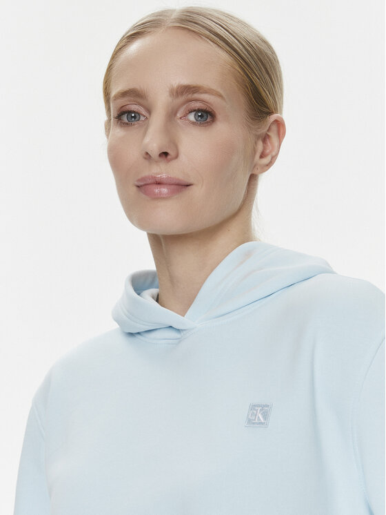 Calvin Klein Jeans Calvin Klein Jeans Bluză Embro Badge J20J223227 Albastru Regular Fit