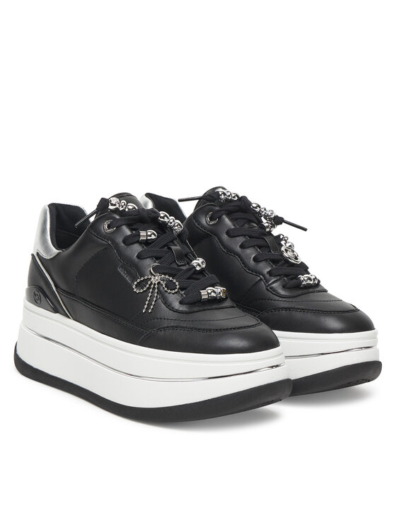 MICHAEL Michael Kors MICHAEL Michael Kors Sneakers Hayes 43F5HYFS2L Negru
