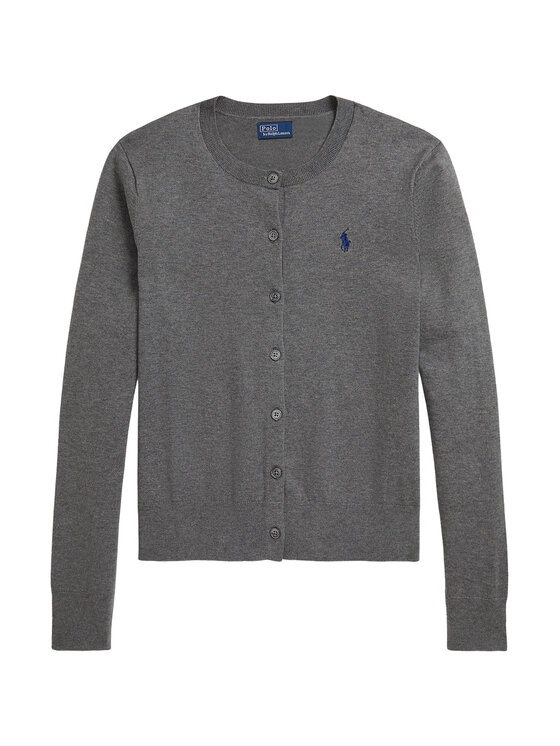 Polo Ralph Lauren Cardigan 211971871006 Gri Regular Fit