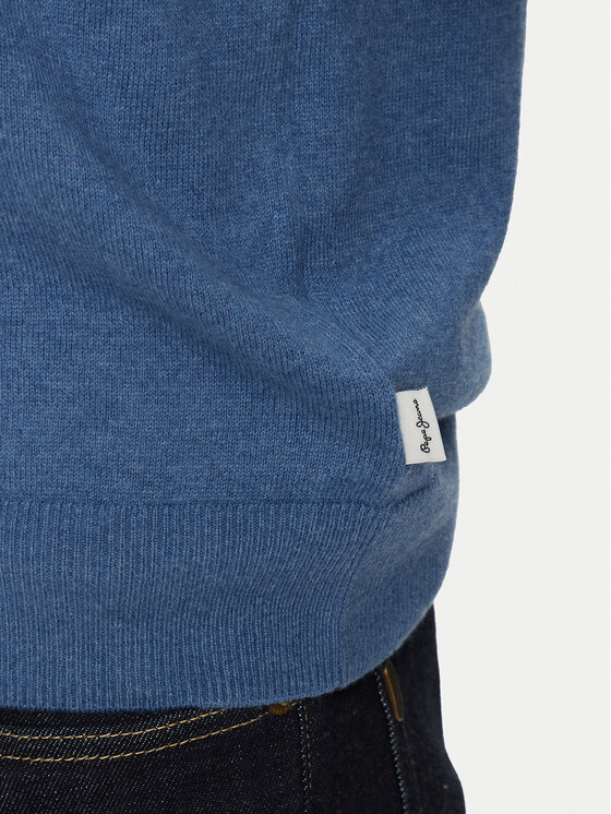 Pepe Jeans Pepe Jeans Džemper New Andre PM702469 Plava Regular Fit