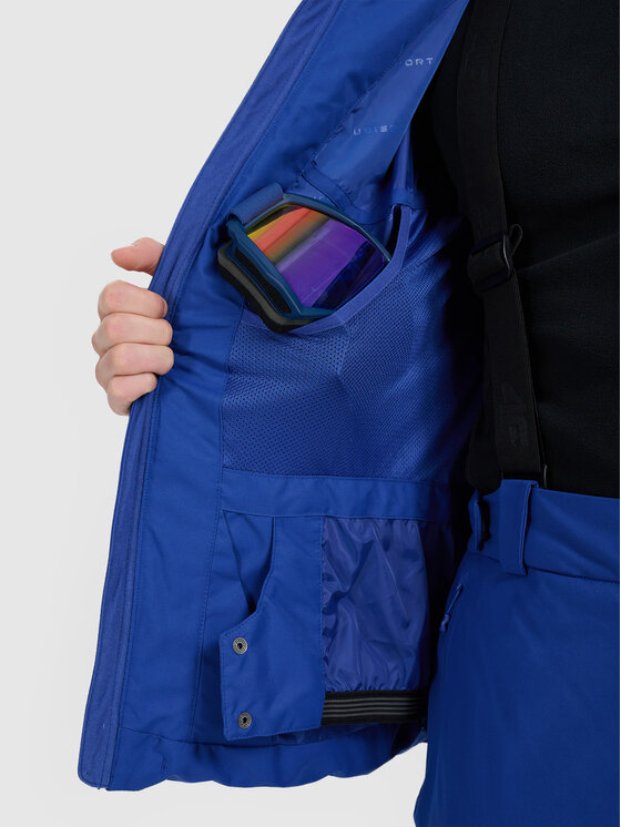 4F 4F Kurtka narciarska SKIWEAR Niebieski Regular Fit