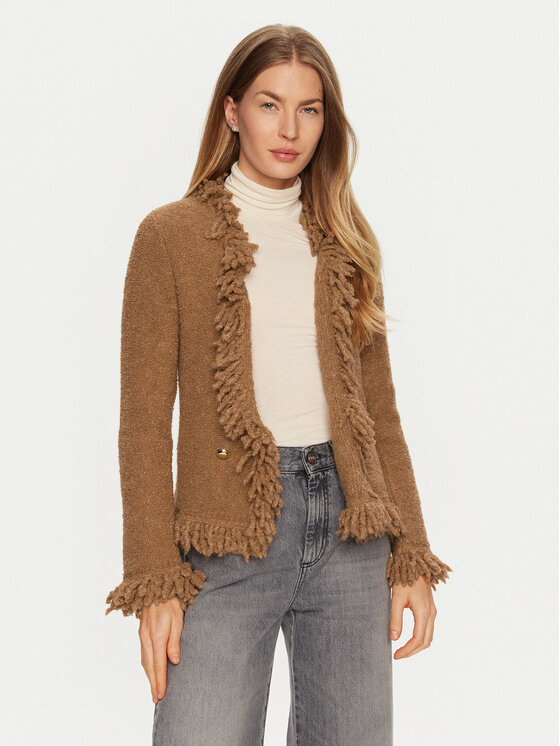 Marella Kardigán Rovo 2423916104 Hnedá Regular Fit