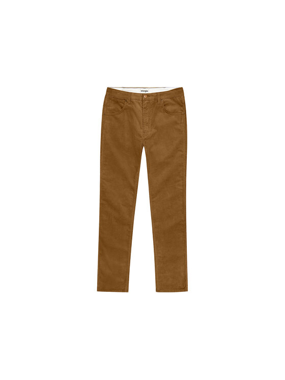 Wrangler Wrangler Pantaloni di tessuto GREENSBORO Marrone Regular Fit